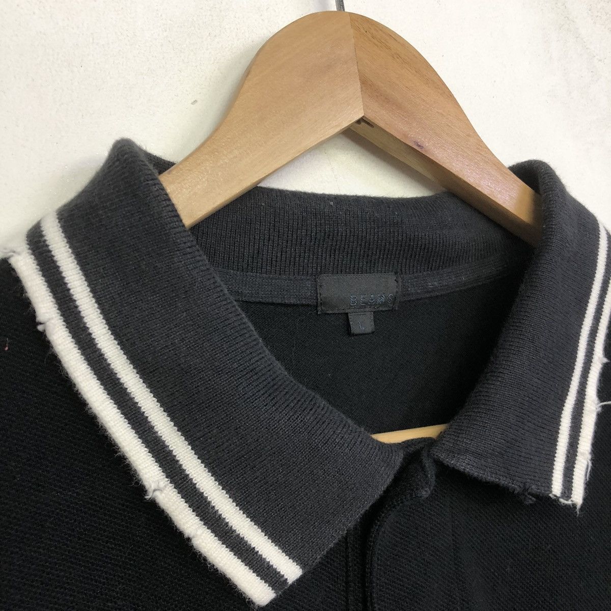 Beams Plus Beams Destructive Design Polo Ringer Shirt Size US L / EU 52-54 / 3 - 9 Thumbnail