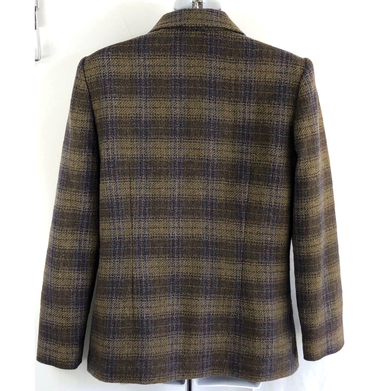 Vintage VINTAGE Requirements Jacket Women 8 Wool Plaid Zip Pockets Casual Preppy Bohemian Retro Fall/Winter Womens Size M / US 6-8 / IT 42-44 - 3 Thumbnail
