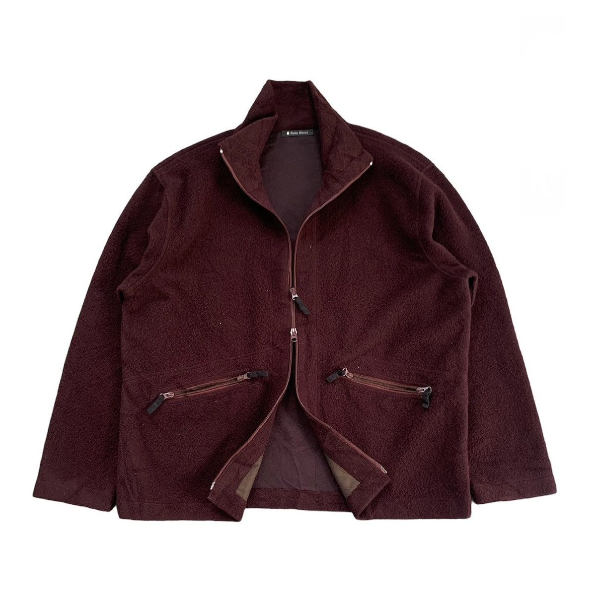 Punto Blanco Blend Wool Double Zipper Jacket