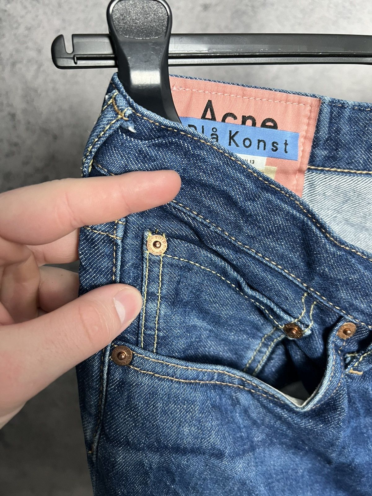 Acne Studios Acne Studios Bla Konst Jeans Size 33x34 Straight Denim Pants Size US 33 - 5 Thumbnail