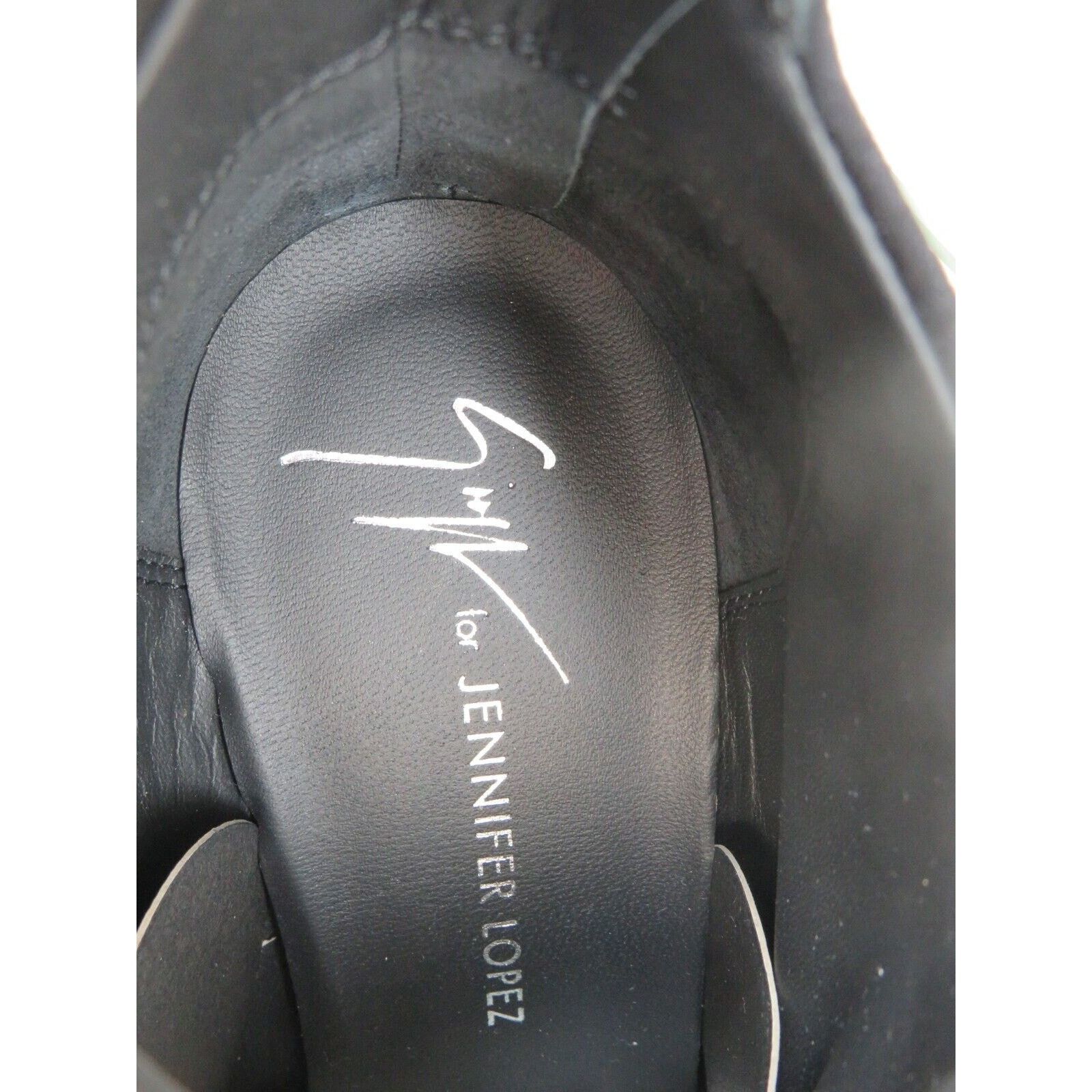 Giuseppe Zanotti LOPEZ FRIDA BLACK SUEDE CRYSTALS ANKLE ZIP BOOTIE PUMPS 39 Size US 9 / IT 39 - 10 Thumbnail