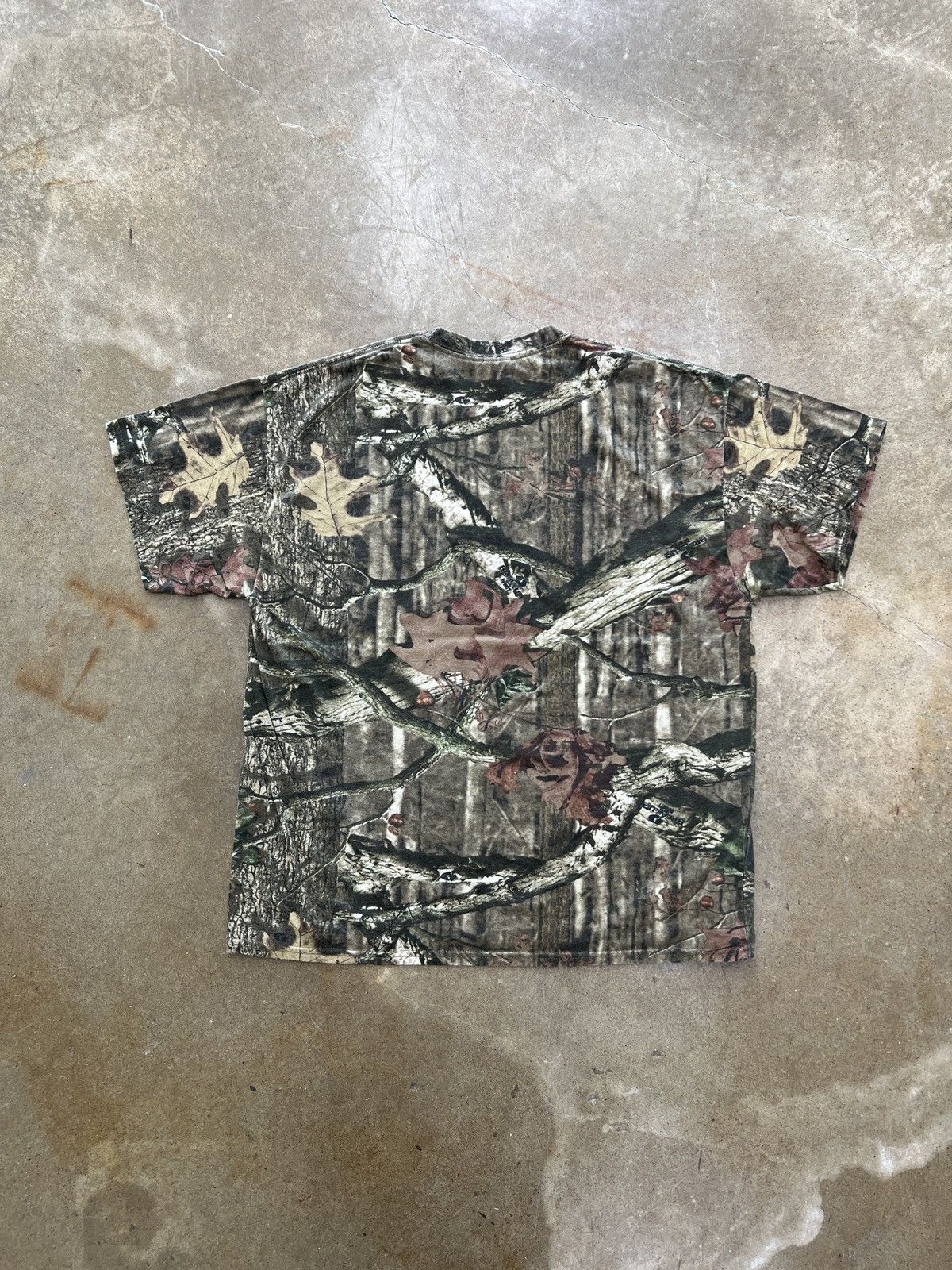 Mossy Oaks × Vintage Mossy Oaks Break Up Real Wood Camo Tee XL Size US XL / EU 56 / 4 - 4 Thumbnail