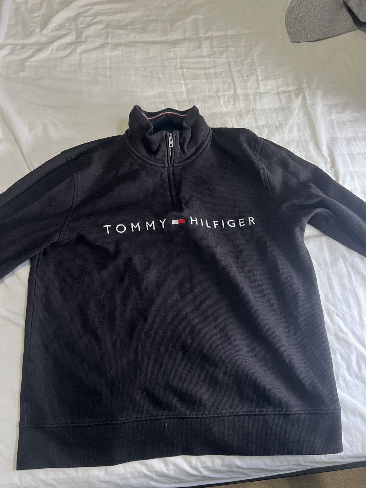 Tommy Hilfiger Tommy Hilfiger Quarter Zip Up Size US L / EU 52-54 / 3 - 1 Thumbnail