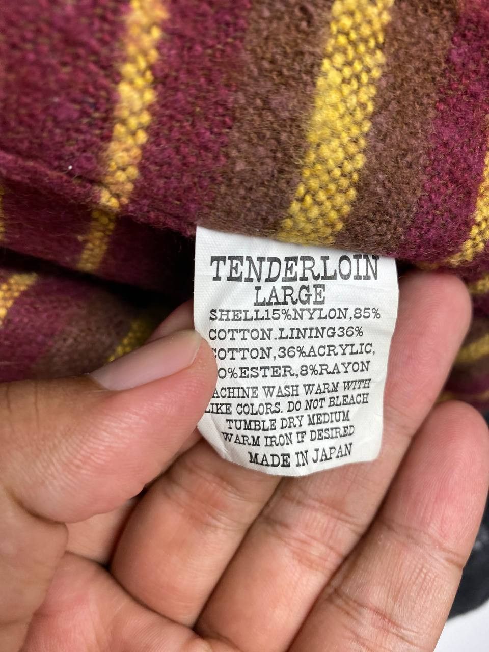 Japanese Brand tenderloin japanese brands corduroy denim jacket distressed Size US L / EU 52-54 / 3 - 12 Thumbnail