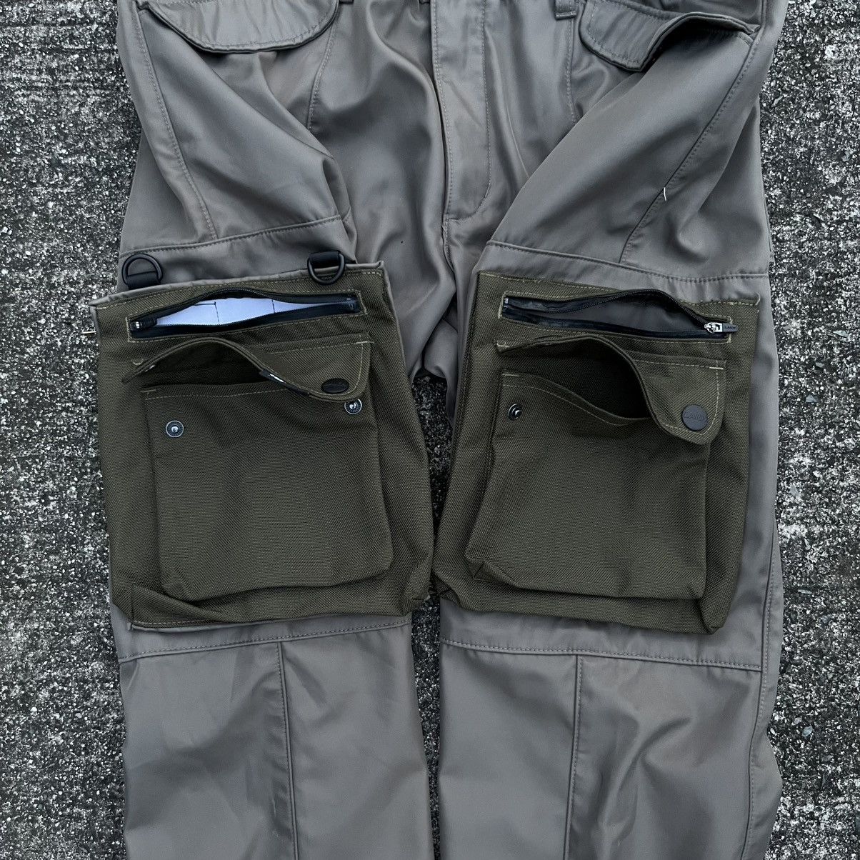 Other LAKH A/W19 Detachable Cargo Pocket Sling Utility Nylon Pants Size US 33 - 15 Thumbnail