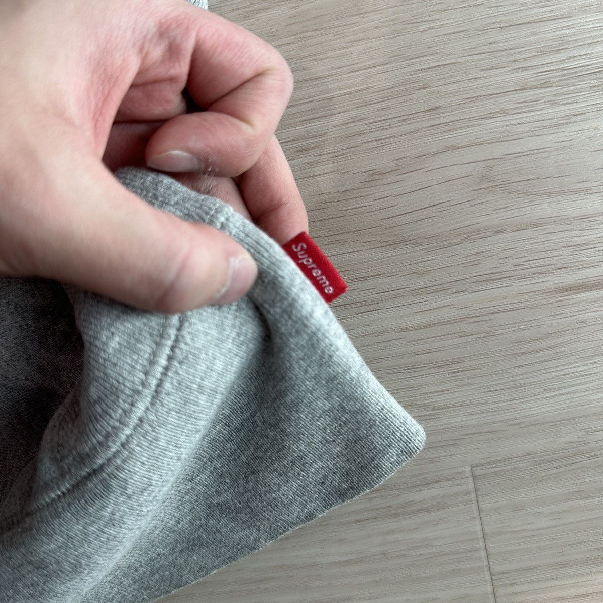 Supreme Box logo Grey FW14