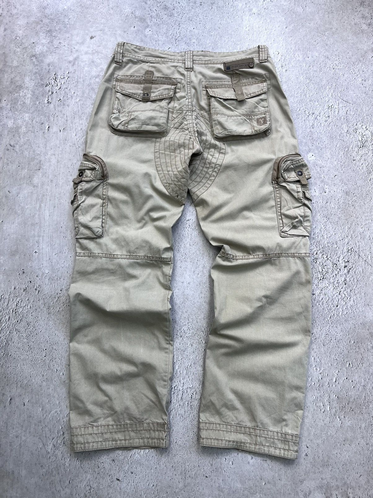 Other Vintage Raf Simons Rick Owens Style Washed Flared Jeans 90s Size US 33 - 12 Thumbnail
