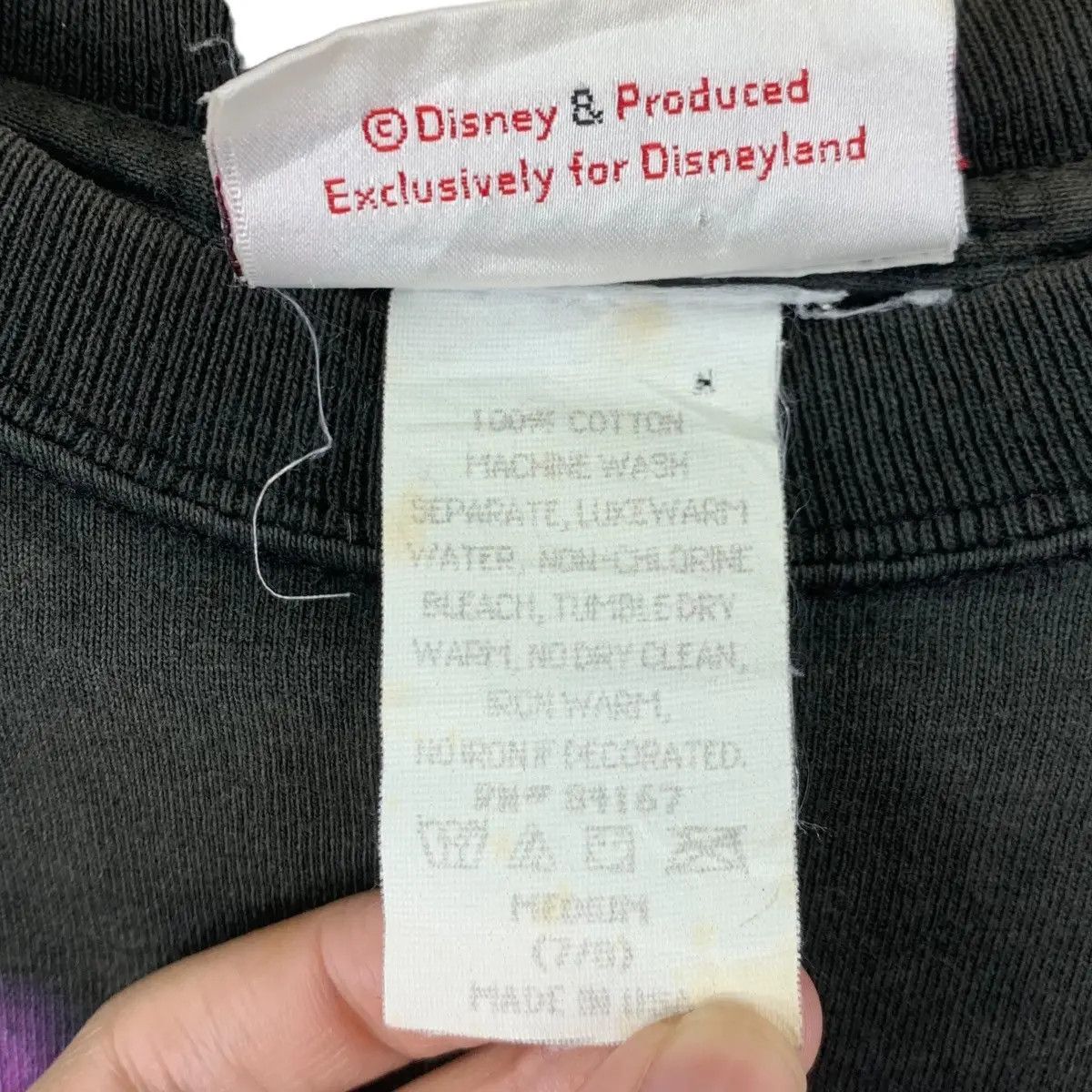 Disney Vintage DISNEYLAND SPACE MOUNTAIN Movie Tee Shirt Size M / US 6-8 / IT 42-44 - 5 Thumbnail
