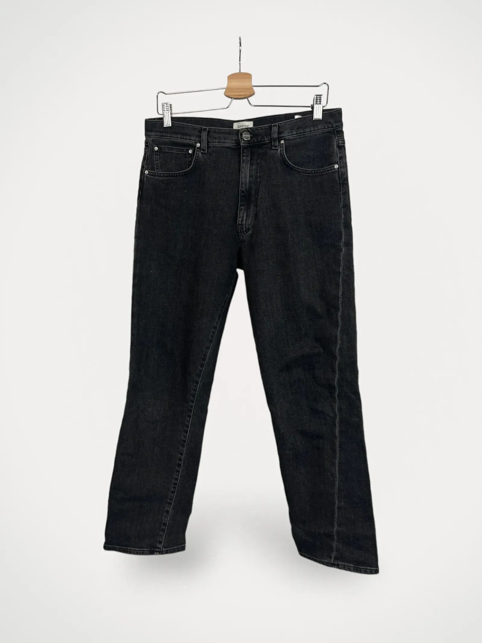 image of Toteme Jeans in Black, Women's (Size 29)