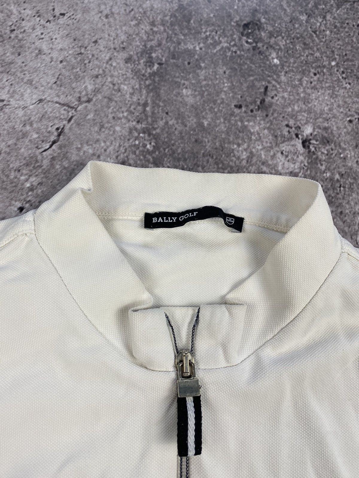 Bally × Vintage Rare Bally golf 1/4 zip pocket zip long sleeve luxury Size US L / EU 52-54 / 3 - 3 Thumbnail