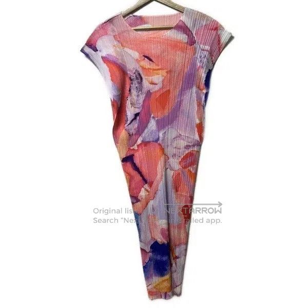 Issey Miyake Issey Miyake Color-block Dress Size M / US 6-8 / IT 42-44 - 1 Thumbnail