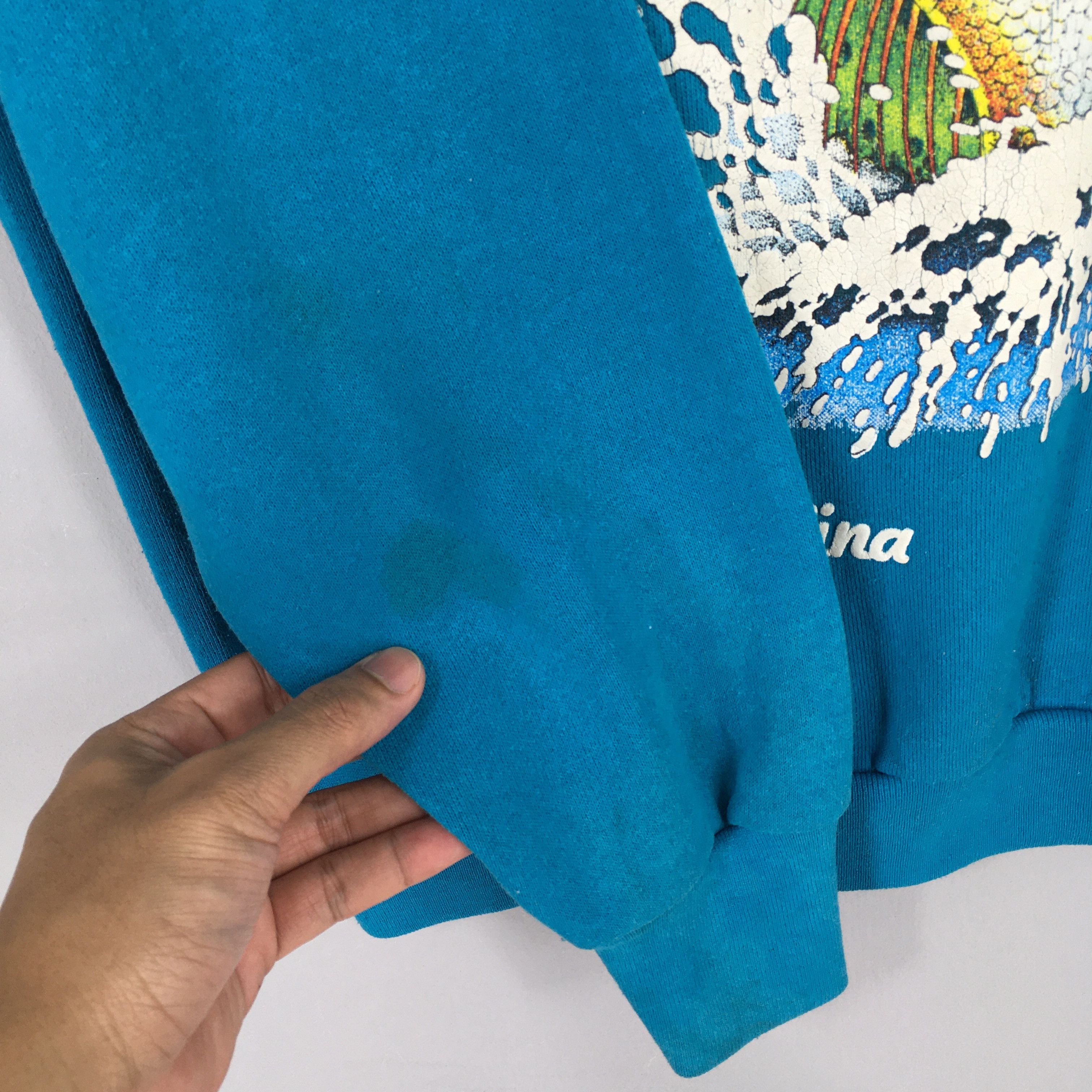 Vintage Vintage Bass North Carolina Fishing Sweatshirt XLarge Size US XL / EU 56 / 4 - 5 Thumbnail