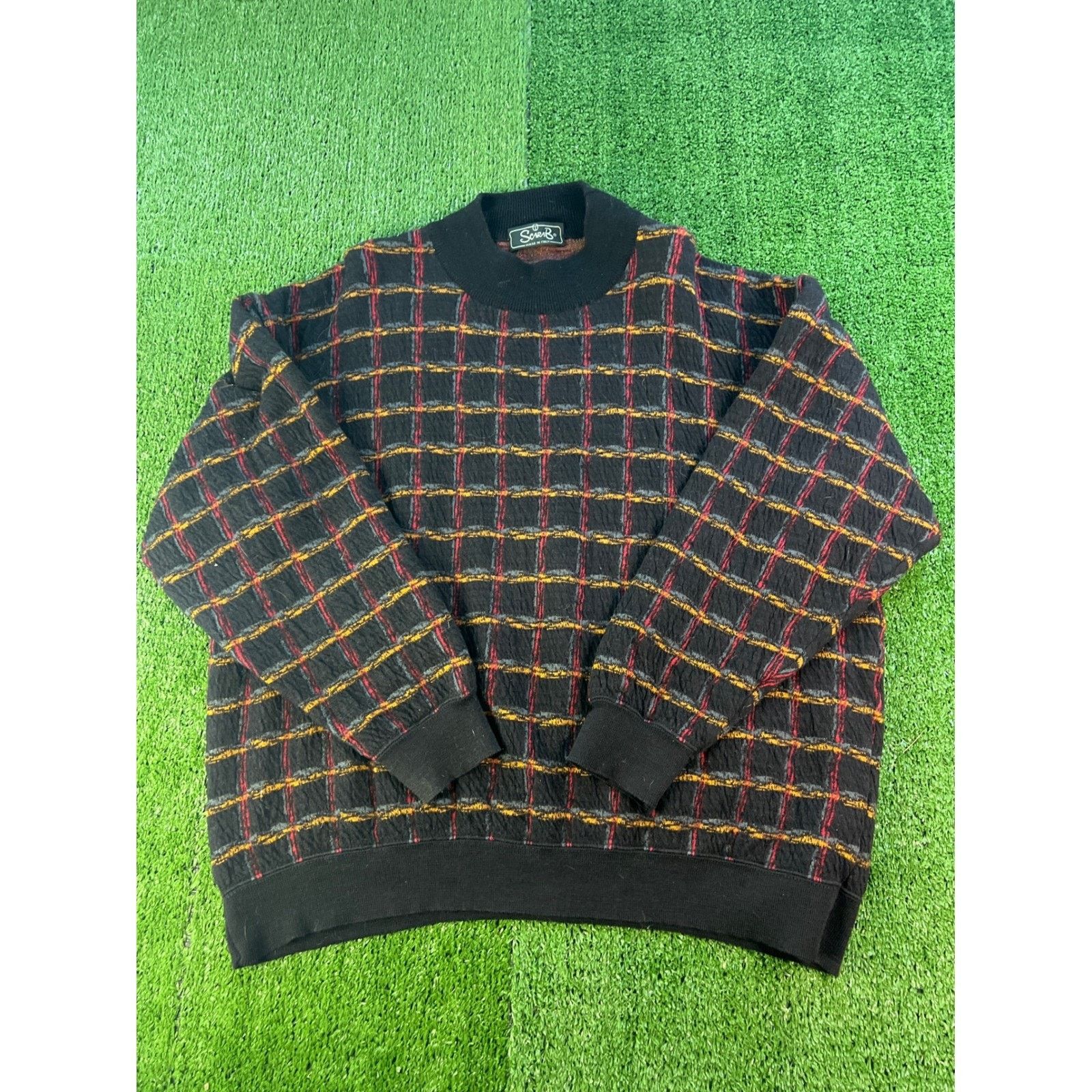 Other SCARAB Mens Sweater Size 56 Black Striped Size US XL / EU 56 / 4 - 1 Thumbnail