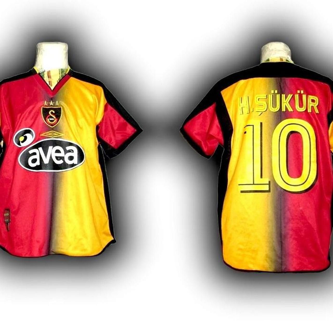 Umbro Fc Galatasaray SK Turkey 2003 2004 Home Shirt Jersey Size US L / EU 52-54 / 3 - 1 Thumbnail