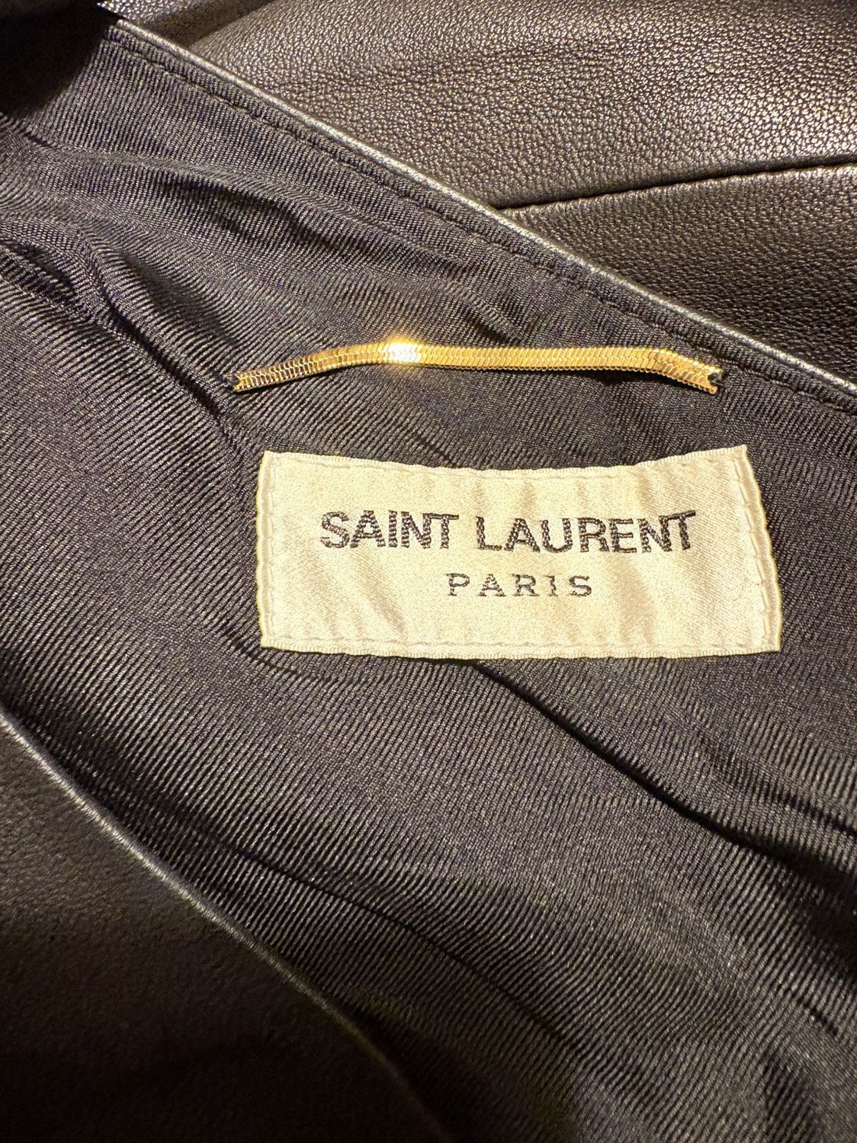 Yves Saint Laurent Authentic Saint Laurent Paris Leather Dress Size XS / US 0-2 / IT 36-38 - 10 Thumbnail