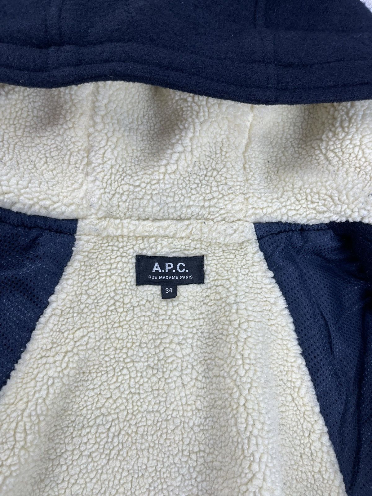 A.P.C. A.P.C. Rue Madame Paris Navy Wool Duffle Coat Jacket Size 34 Size XXS / US 00 / IT 34 - 14 Thumbnail