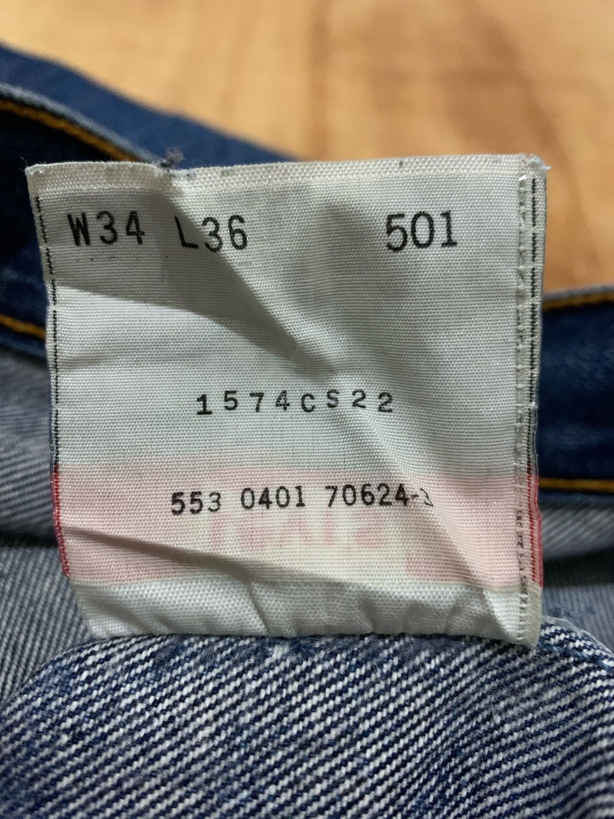 Levi's Vintage Clothing Vintage Levis 501xx Distressed Denim Jeans Size 34x36 Size US 34 / EU 50 - 10 Thumbnail