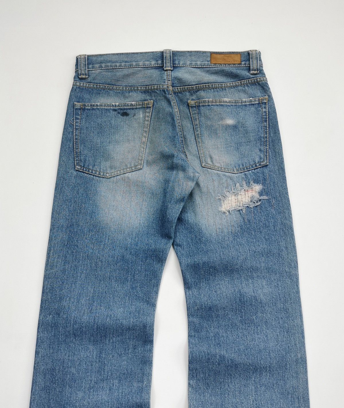 Boycott Boycott Japan Reworked Distressed Denim Jeans Size US 32 / EU 48 - 5 Thumbnail