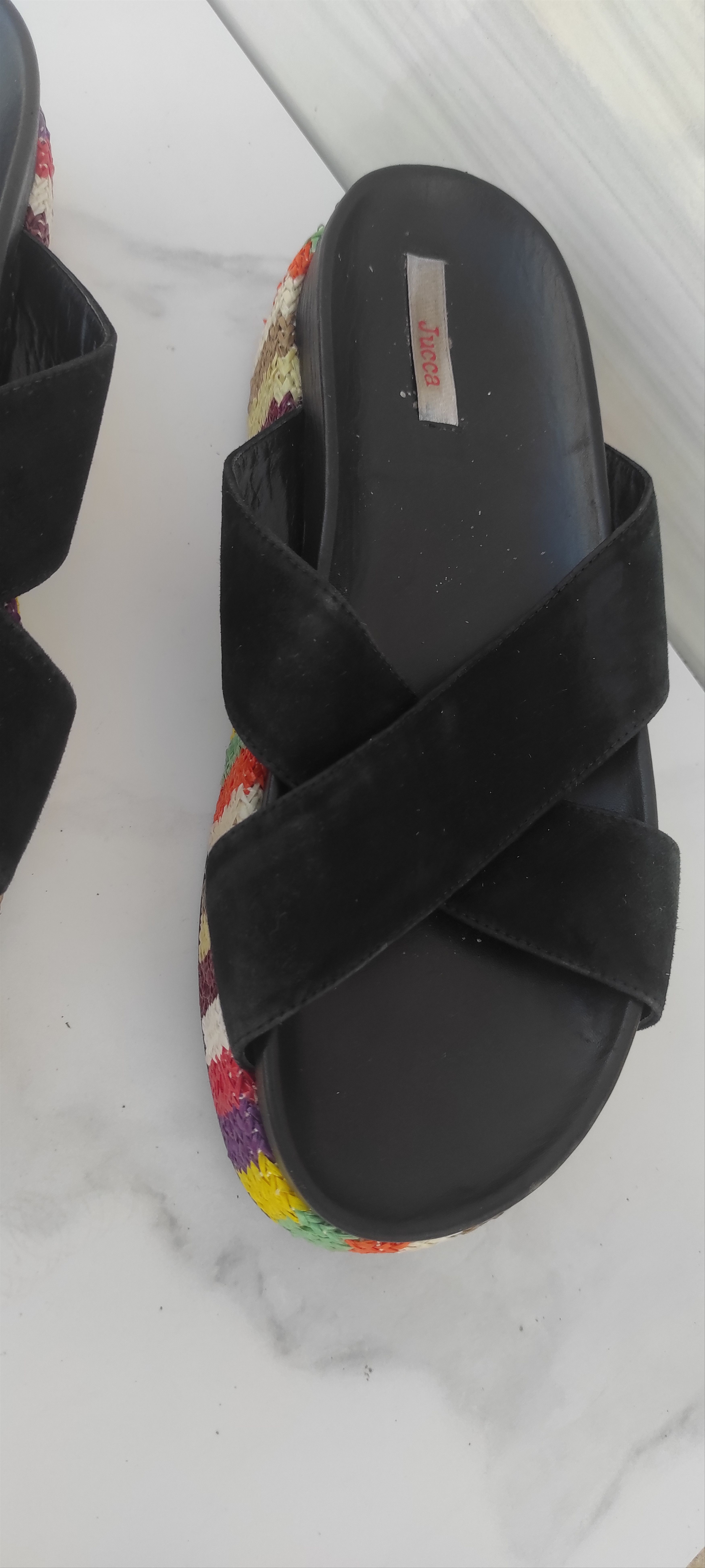 Other Jucca Chunky Platform Colorful Sandals Comfort Open Toe Size US 9 / IT 39 - 10 Thumbnail