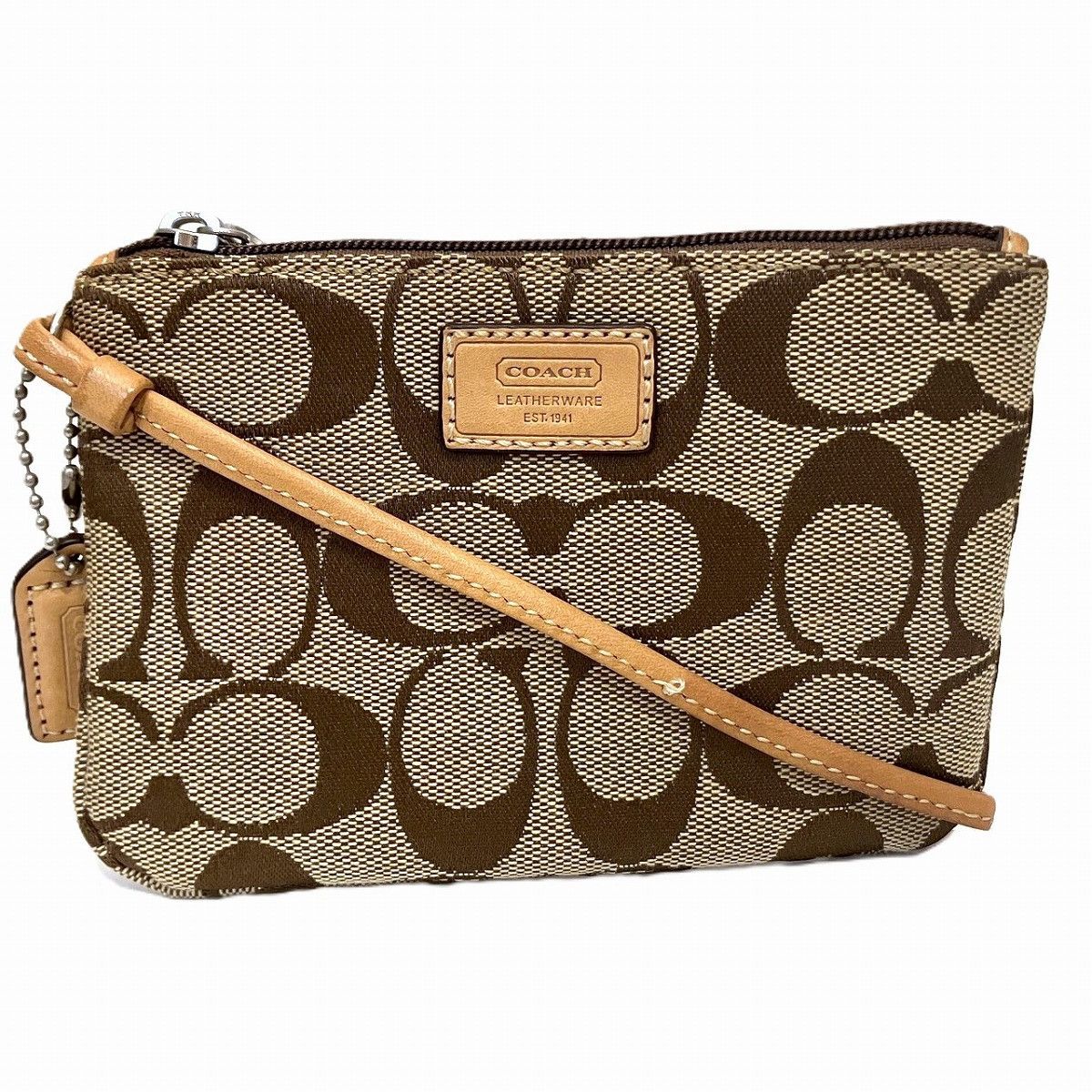 Coach Coach Canvas Leather Pouch Textile Other DUTY FREE for USA