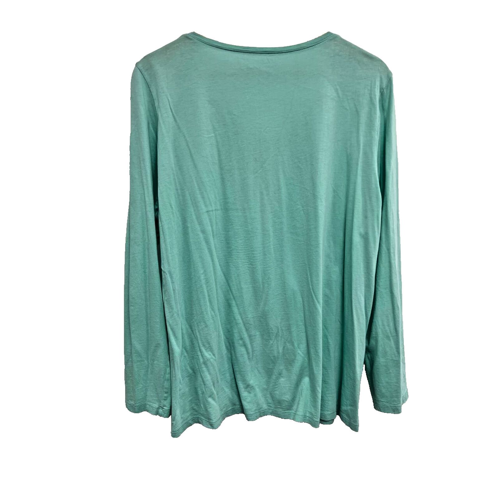 Eileen Fisher EILEEN FISHER 100% Organic Cotton Long Sleeve Top L A000719 Size L / US 10 / IT 46 - 3 Thumbnail