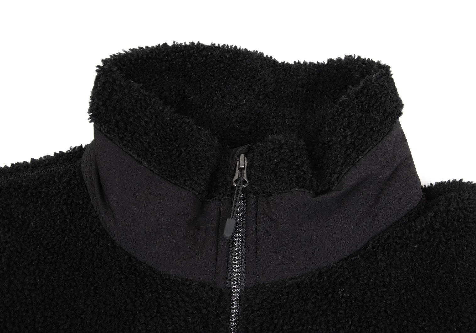 Ganryu Big Silhouette Zip-Up Fleece Blouson in Black Size US M / EU 48-50 / 2 - 4 Thumbnail