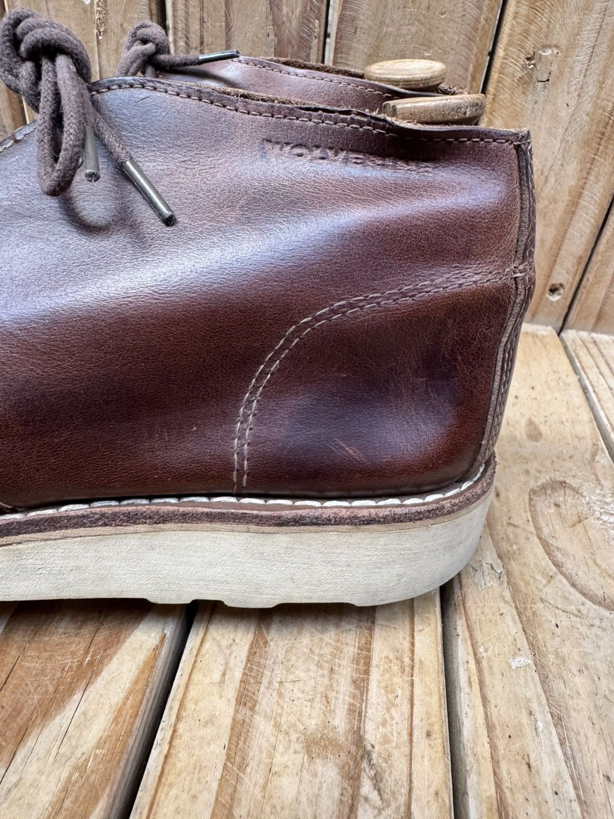 Wolverine Wolverine brown Men’s Chukka leather boots sz US 8 M UK 7 Size US 8 / EU 41 - 9 Thumbnail