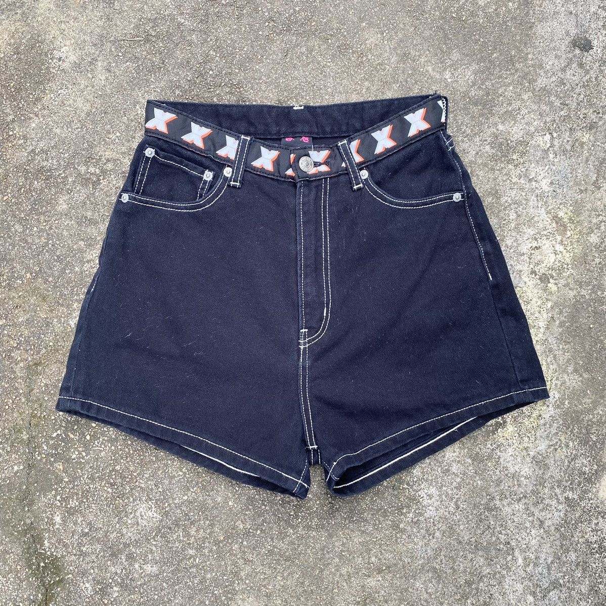 X-Girl X-Girl Denim Short Pants X-Girl SunFaded Size 25" / US 0 / IT 36 - 1 Thumbnail