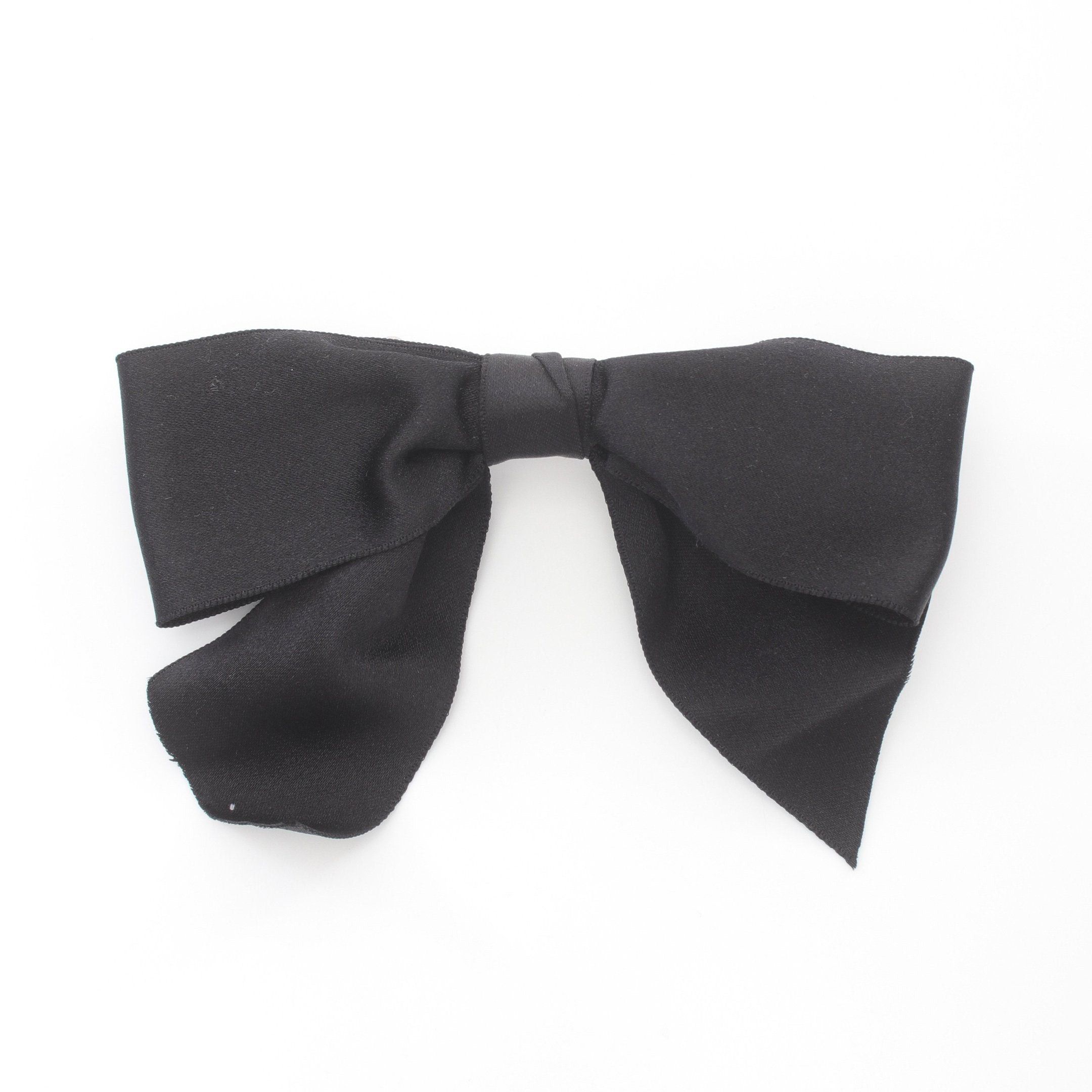 Chanel Chanel Barretta Ribbon Satin Black Size ONE SIZE - 1 Thumbnail