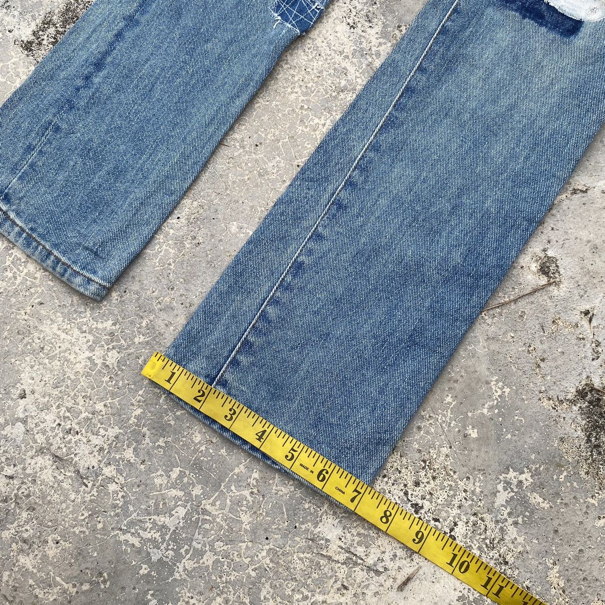 If Six Was Nine vintage classic members patchwork ripped denim jeans Size US 28 / EU 44 - 15 Thumbnail