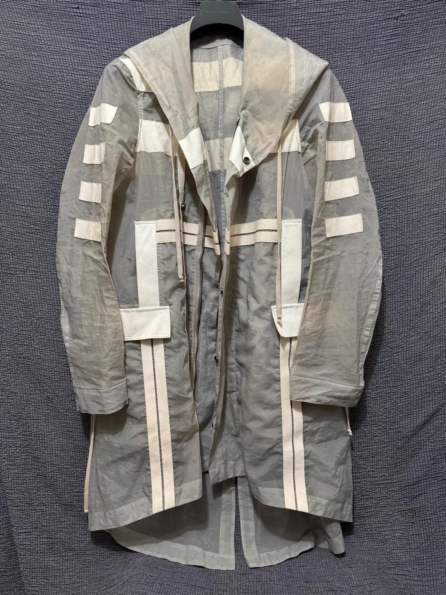 Rick Owens Rick Owens 13SS runway web belt fishtail coat Size US S / EU 44-46 / 1 - 1 Thumbnail