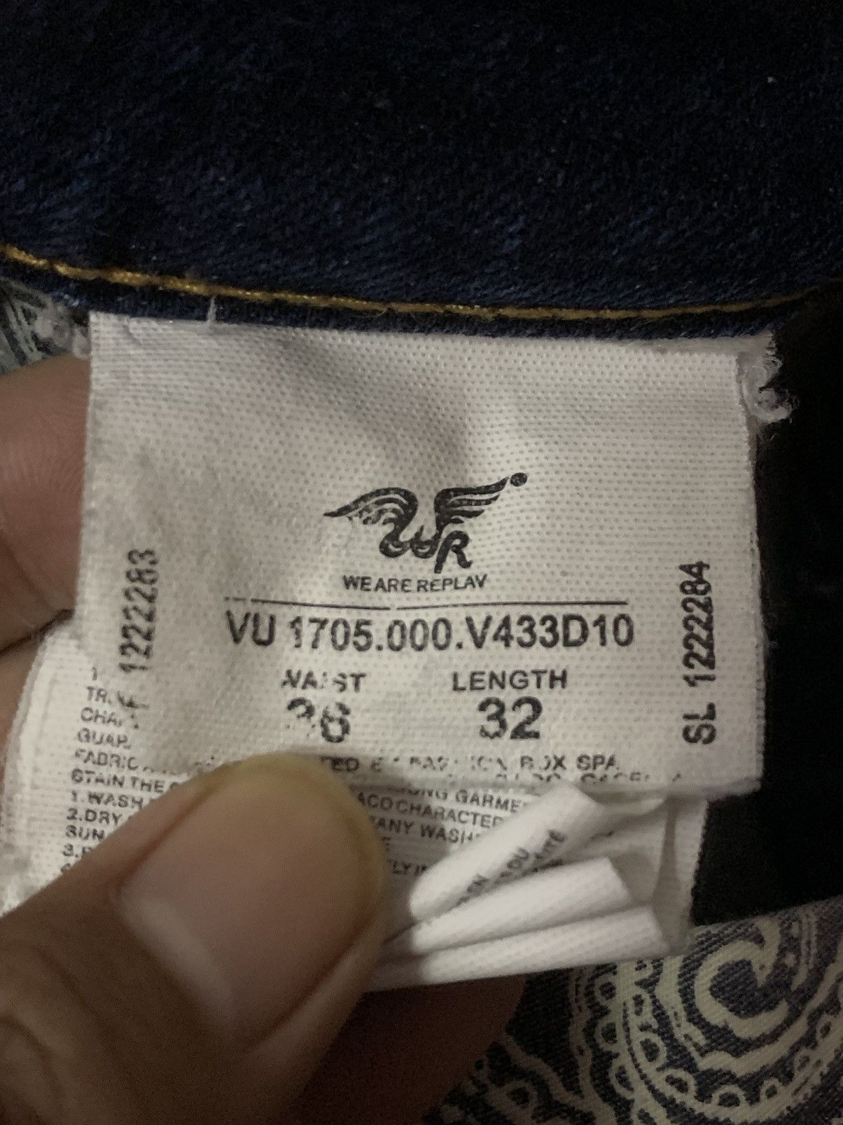 Japanese Brand × Replay Replay Flare Denim Jeans Size US 36 / EU 52 - 8 Thumbnail