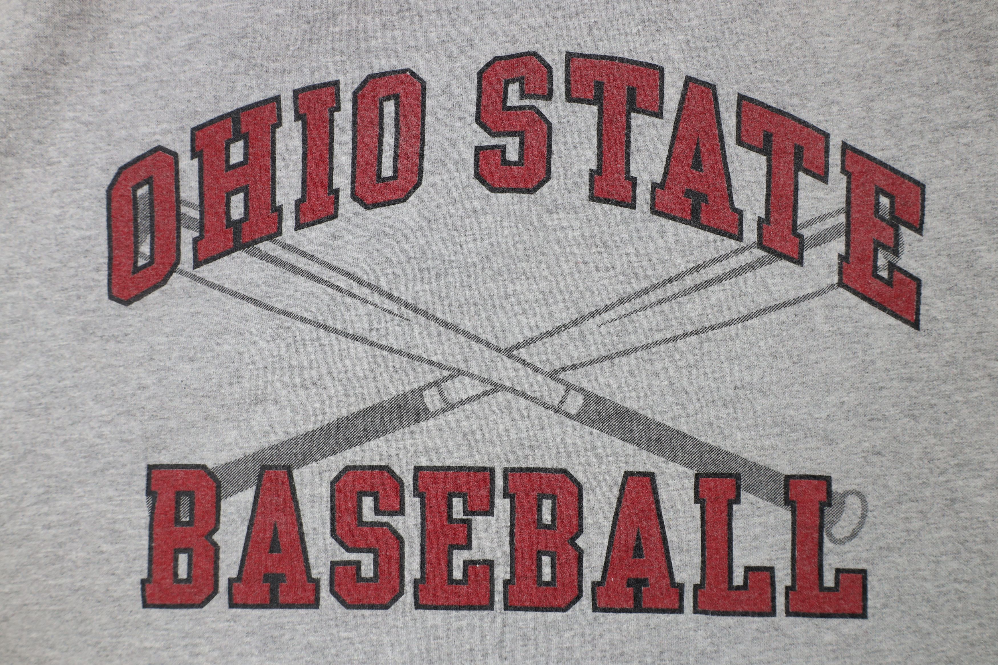 Vintage Vintage 90s State University Baseball T-Shirt Heather Gray Size US XL / EU 56 / 4 - 4 Thumbnail