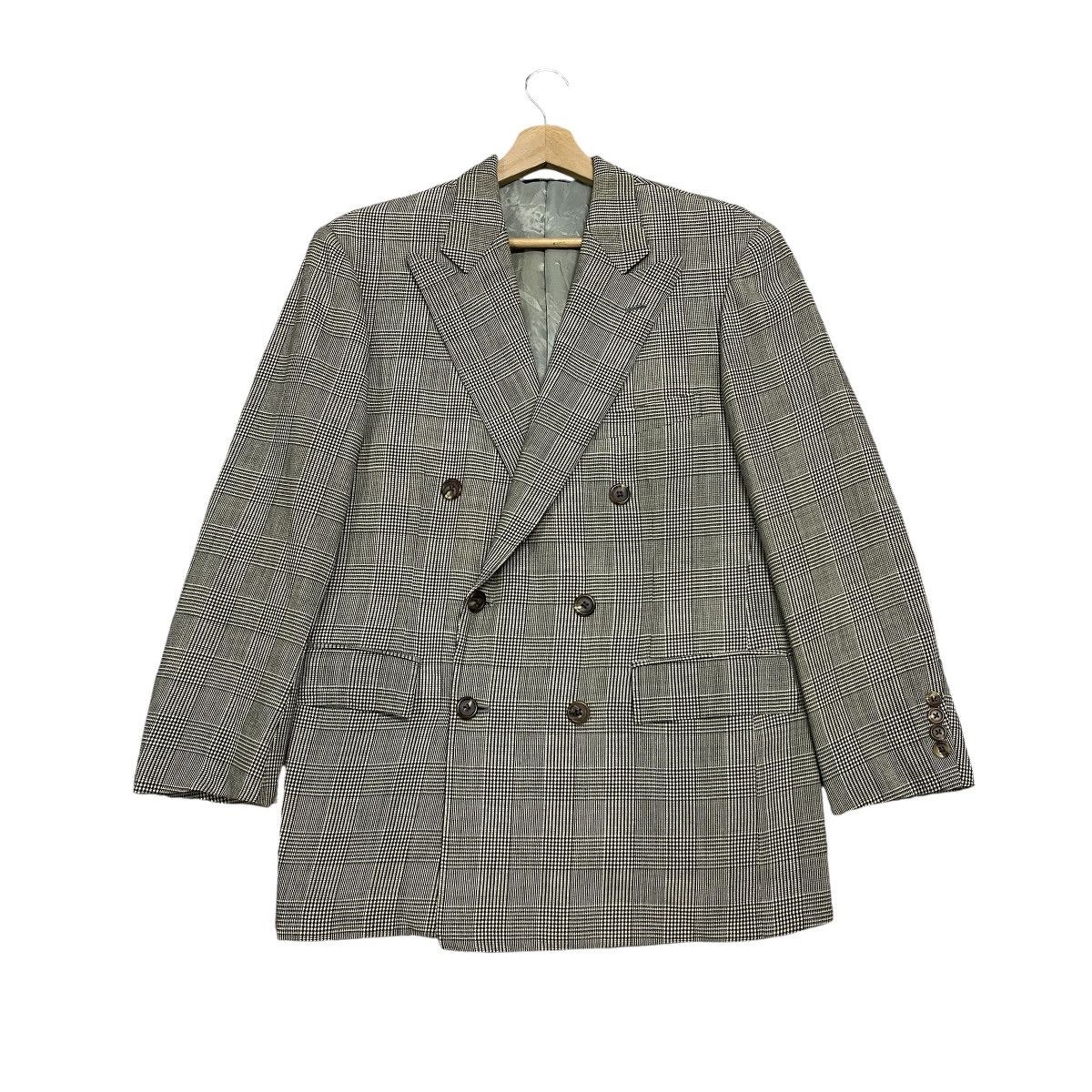 Polo Ralph Lauren Vintage 90s Polo Ralph Lauren Plaid Double Breast Blazer Size 38R - 1 Thumbnail