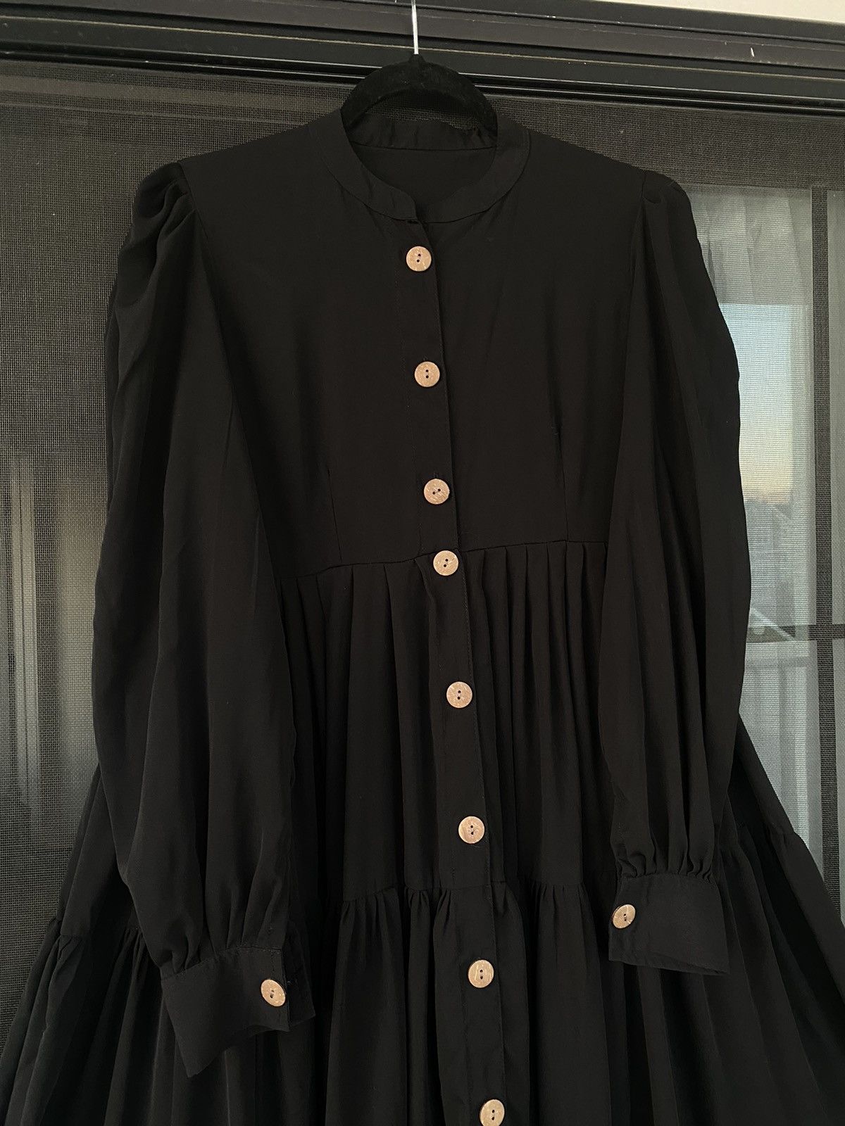 Other Womens Muslim Tiered Ruffles Holiday Abaya Maxi Dress Size L / US 10 / IT 46 - 6 Thumbnail