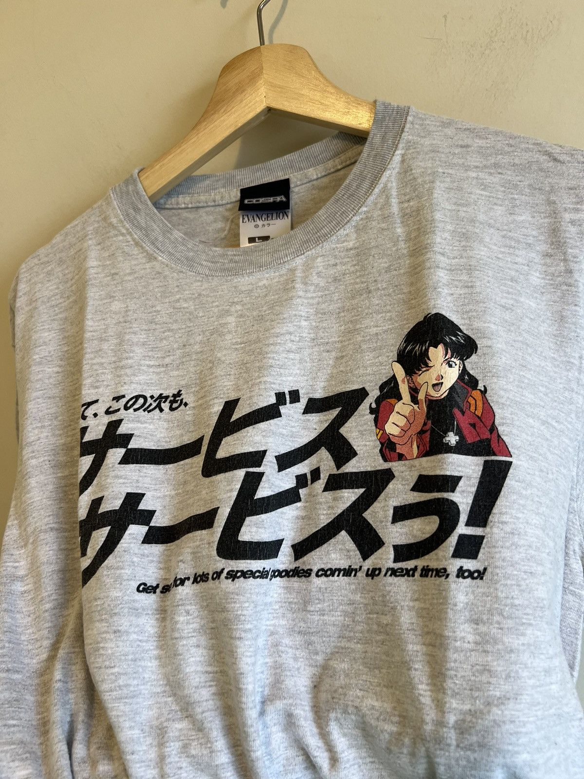 Anime × Vintage Vintage Misato Evangelion ANIME MOVIE COSPA Asuka 90s Size US L / EU 52-54 / 3 - 1 Thumbnail