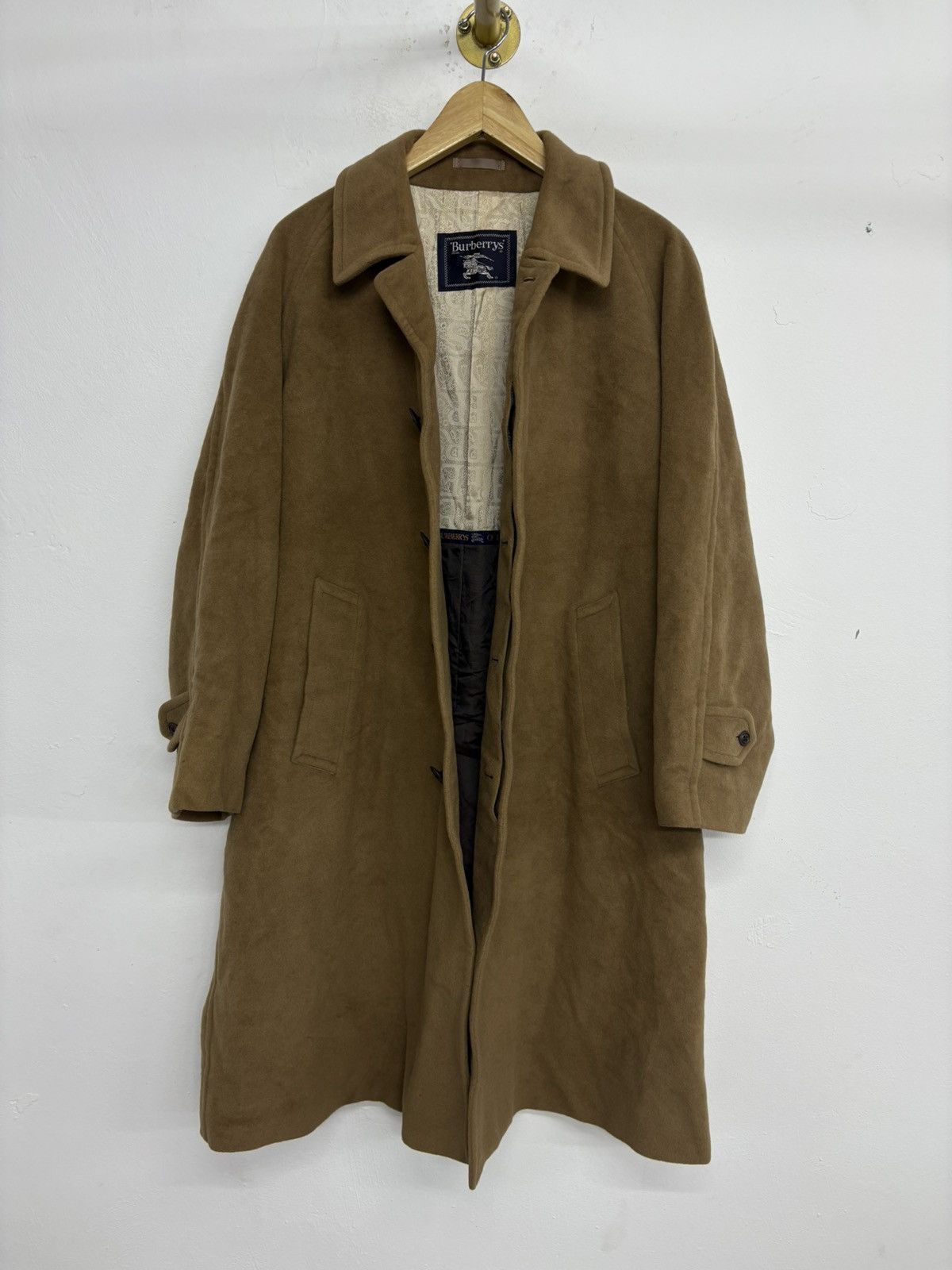Burberry Wool coat Burberry Nova Check original luxury item Size US L / EU 52-54 / 3 - 6 Thumbnail