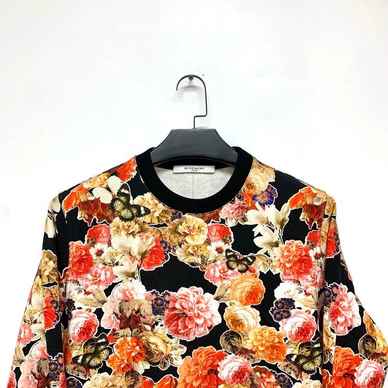 Givenchy Givenchy Floral Full Print Hoodie 2506-Nextarrow Size US S / EU 44-46 / 1 - 2 Thumbnail