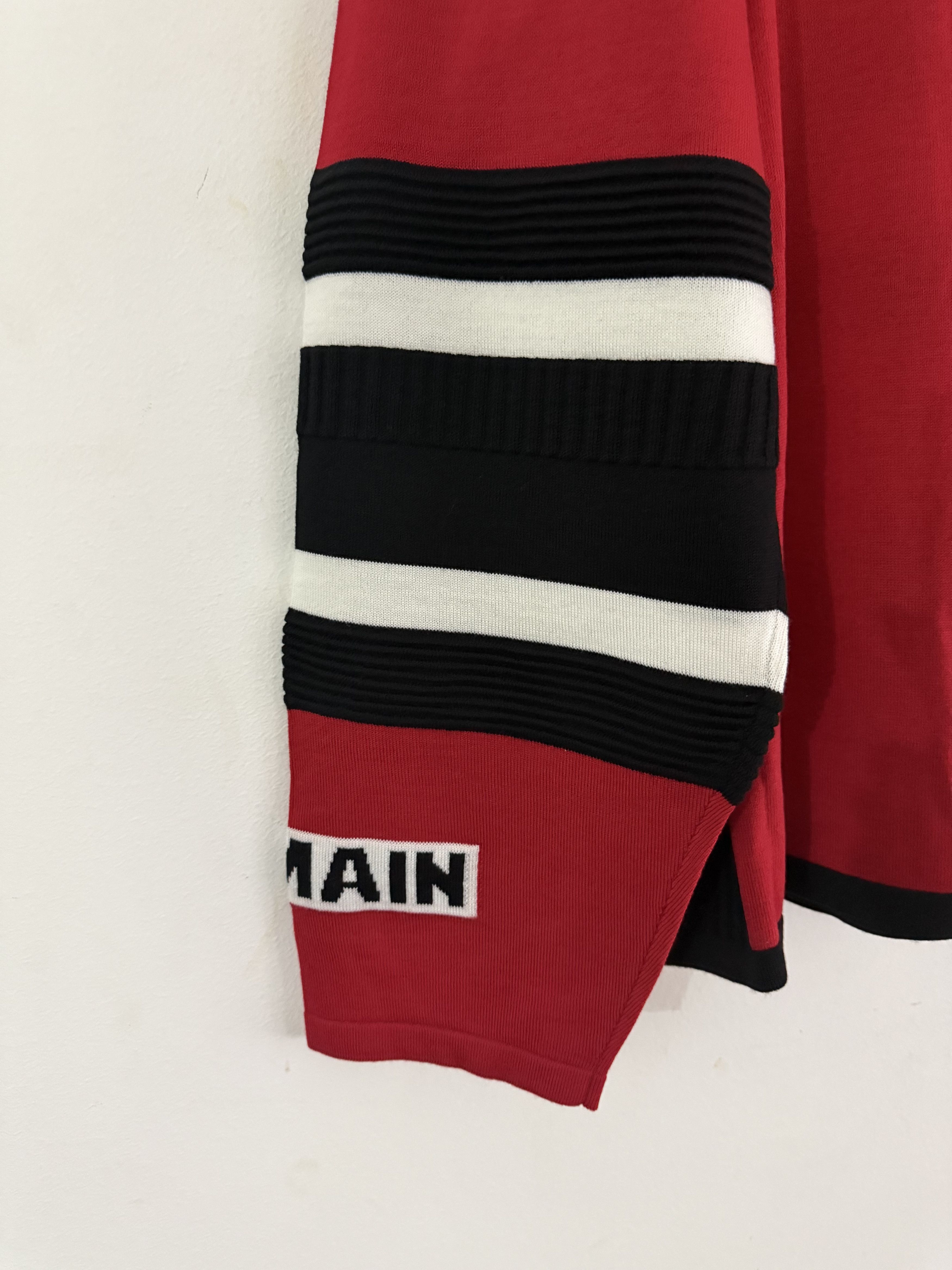 Balmain Balmain Red B-Sporty Sweater Size US L / EU 52-54 / 3 - 10 Thumbnail