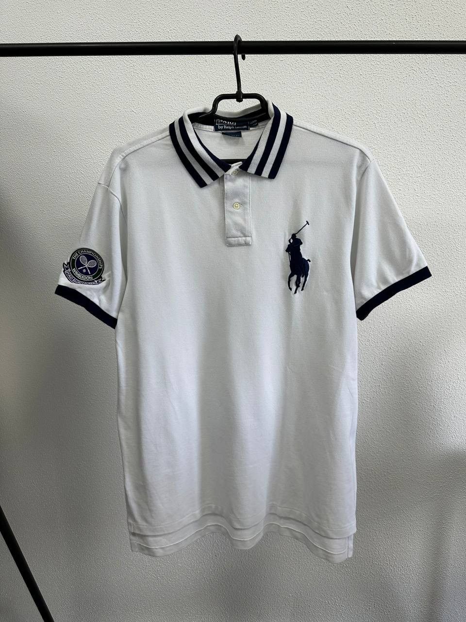 Polo Ralph Lauren × Ralph Lauren × Vintage Ralph Lauren Wimbledon Official Rare Tennis Polo Shirt sz L Size US L / EU 52-54 / 3 - 2 Thumbnail