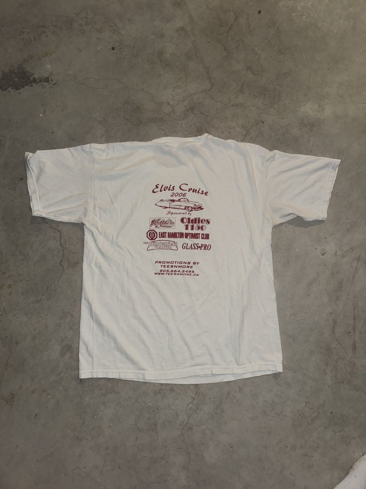 Band Tees × Gildan × Vintage Vintage Y2K Elvis Presley Night T-shirt 2006 Size US L / EU 52-54 / 3 - 3 Thumbnail