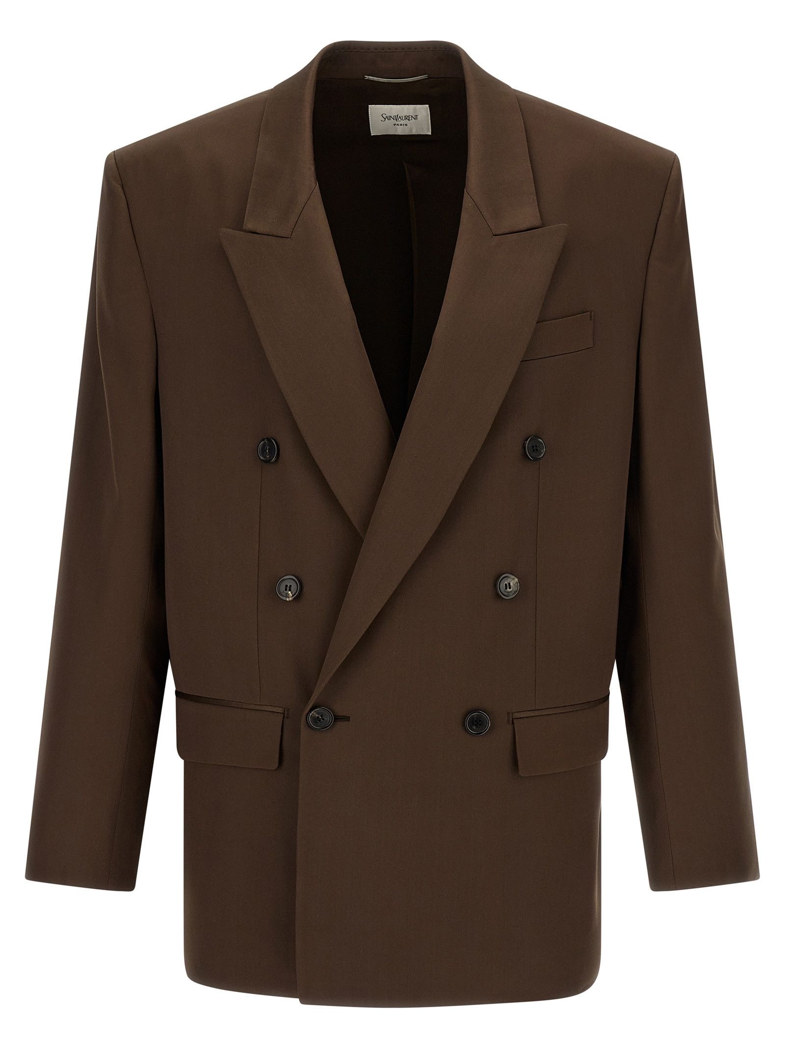 Saint Laurent Paris Satin Blazer Size 50R - 1 Thumbnail