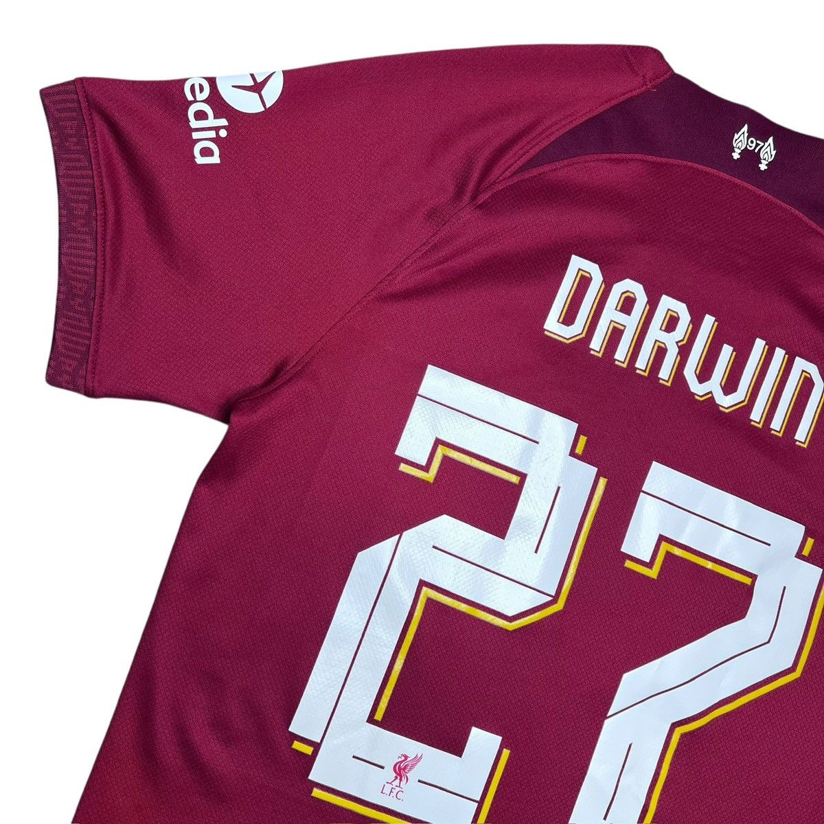 Nike 2022-2023 Liverpool #27 Darwin Nunez Nike Mens Soccer Jersey Size US M / EU 48-50 / 2 - 11 Thumbnail