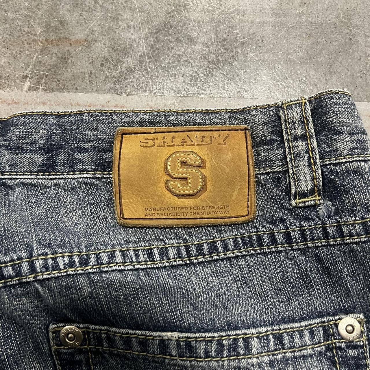 Shady Ltd × Vintage Vintage Y2K Baggy Shady ltd Y2K Medium Wash Denim Jeans Size US 34 / EU 50 - 7 Thumbnail