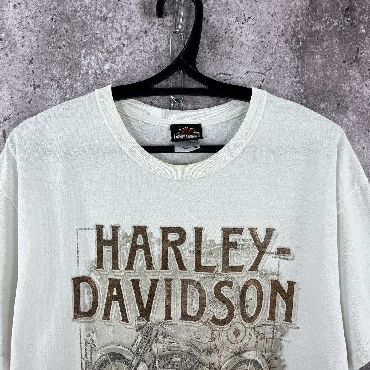 Harley Davidson Harley Davidson 2014-HD T-Shirt White Double Big Logo Sz L Size US L / EU 52-54 / 3 - 4 Thumbnail