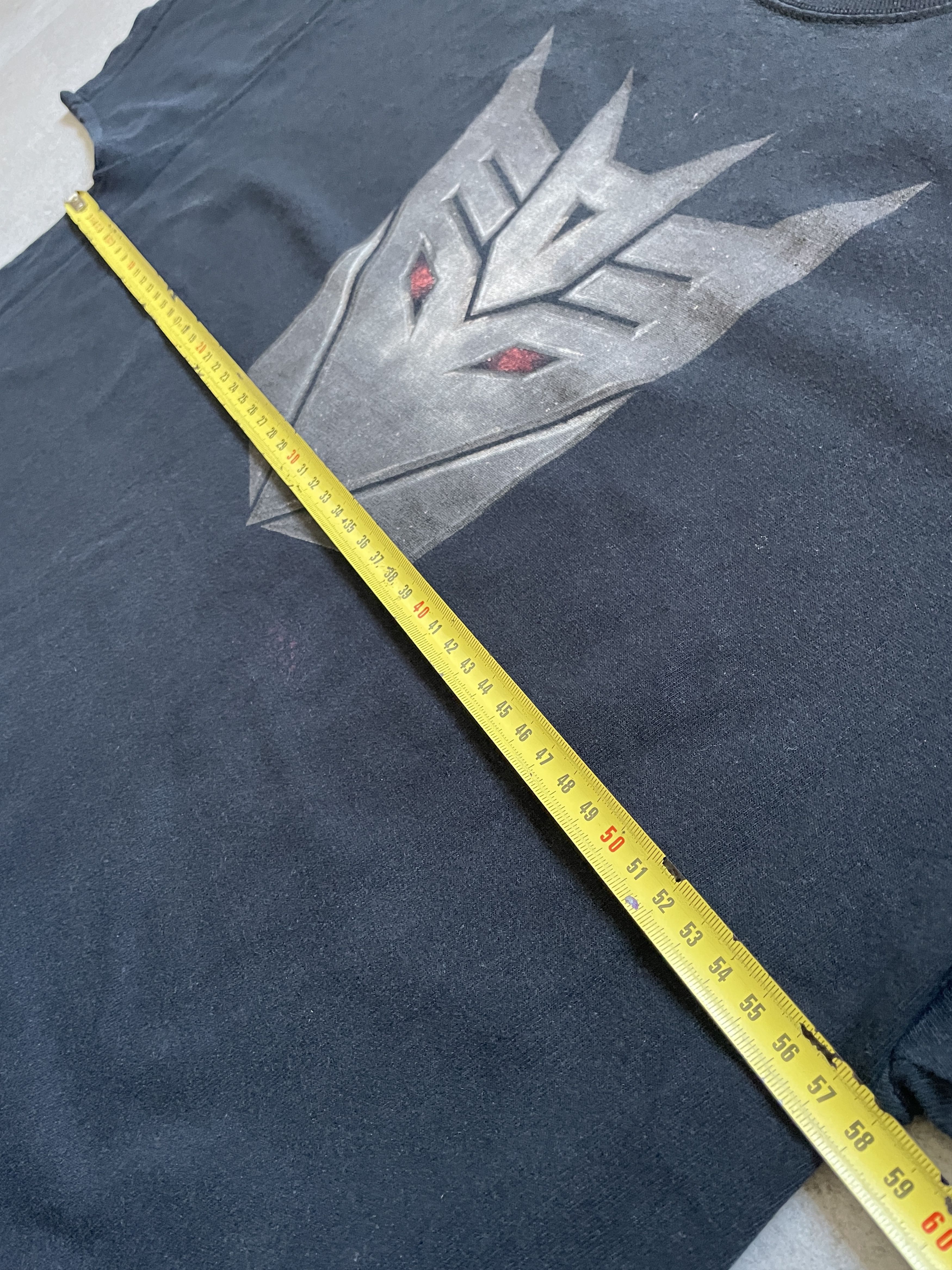 Transformers Y2K '07 TRANSFORMERS MOVIE DECEPTICON PROMO BLACK WASHED TEE Size US XL / EU 56 / 4 - 4 Thumbnail