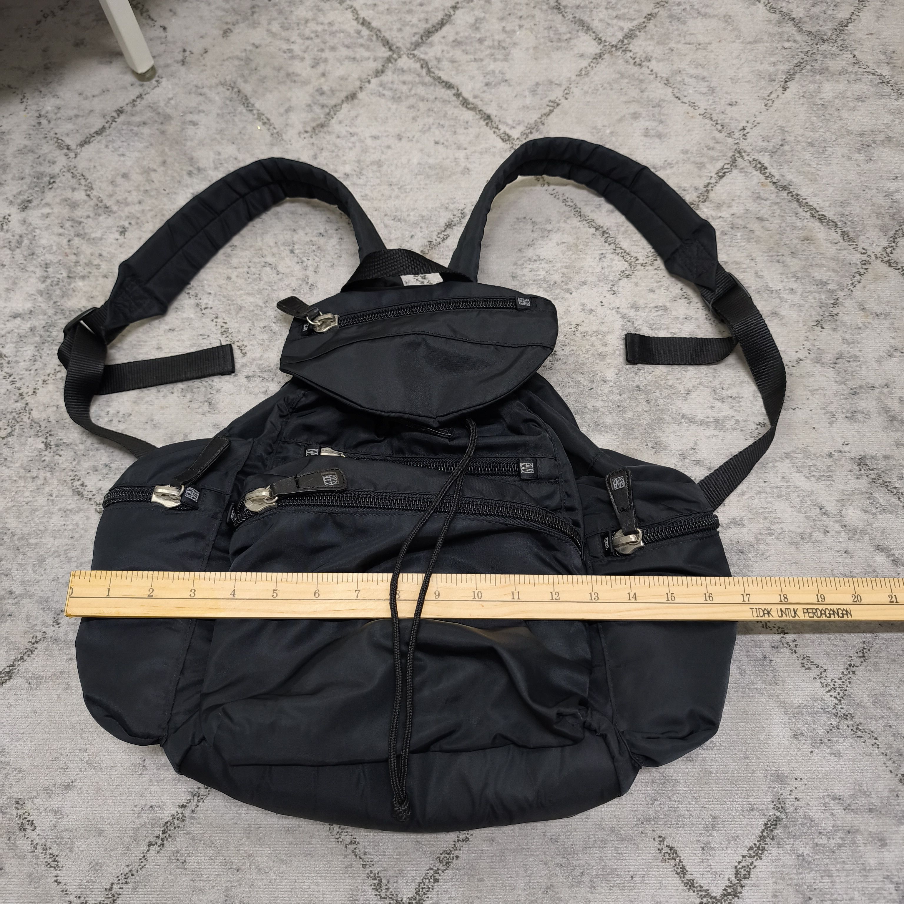 Yohji Yamamoto WXYZ Work Shop by Yohji Yamamoto Gothic Tactical Backpack Size ONE SIZE - 15 Thumbnail