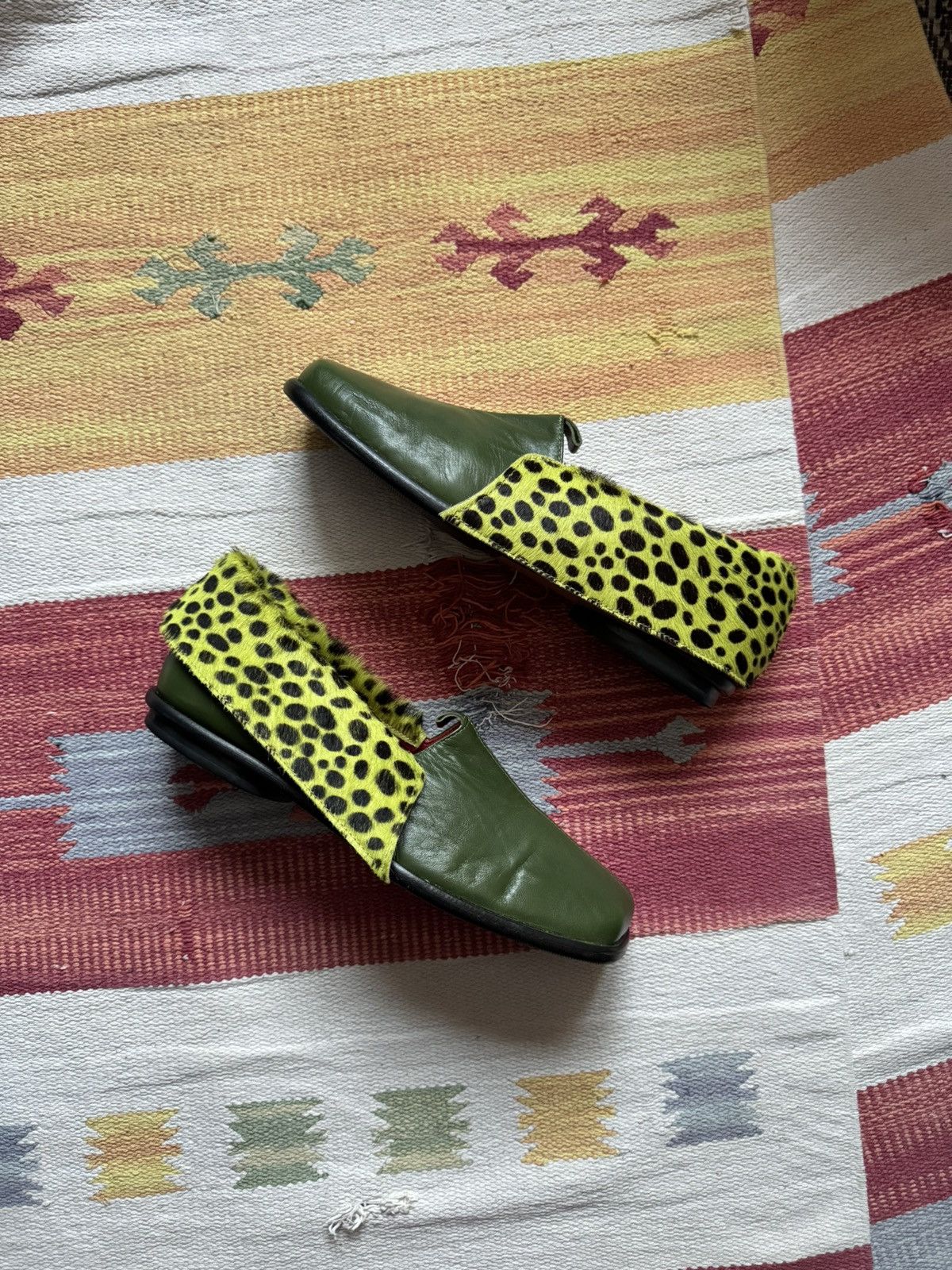Genuine Leather Vintage Zurkinden Chaussures y2k Low Genuine Leather Shoes Size US 10 / IT 40 - 2 Thumbnail