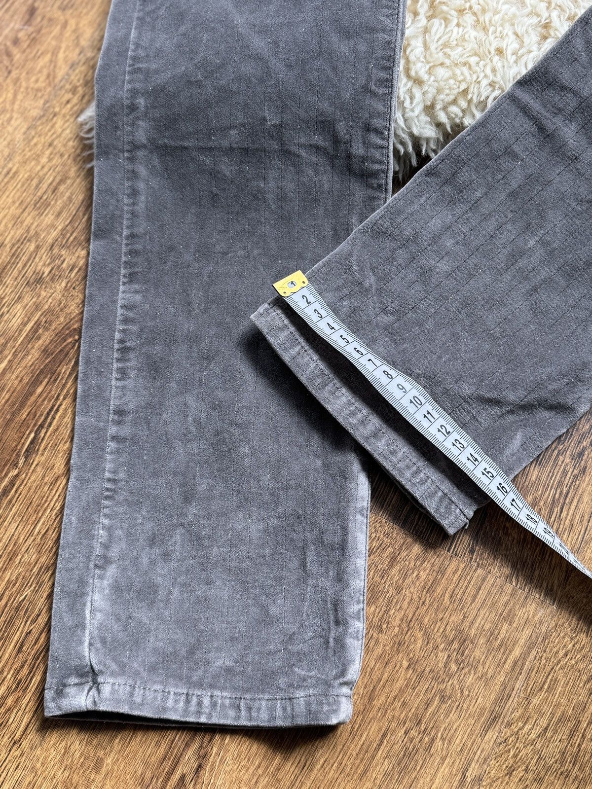 Jacob Cohen Jacob Cohën Velvet Trousers Size 27 Grey Jeans Size 27" / US 4 / IT 40 - 14 Thumbnail
