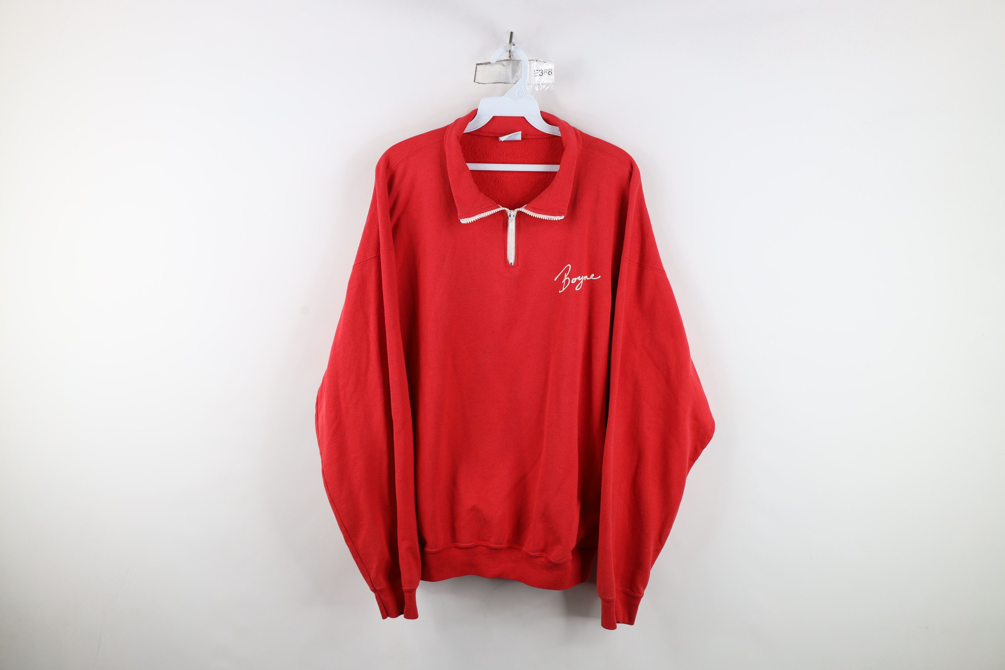 Vintage Vintage 80s 90s Ski Snowboard Half Zip Sweatshirt USA Size US XL / EU 56 / 4 - 1 Thumbnail